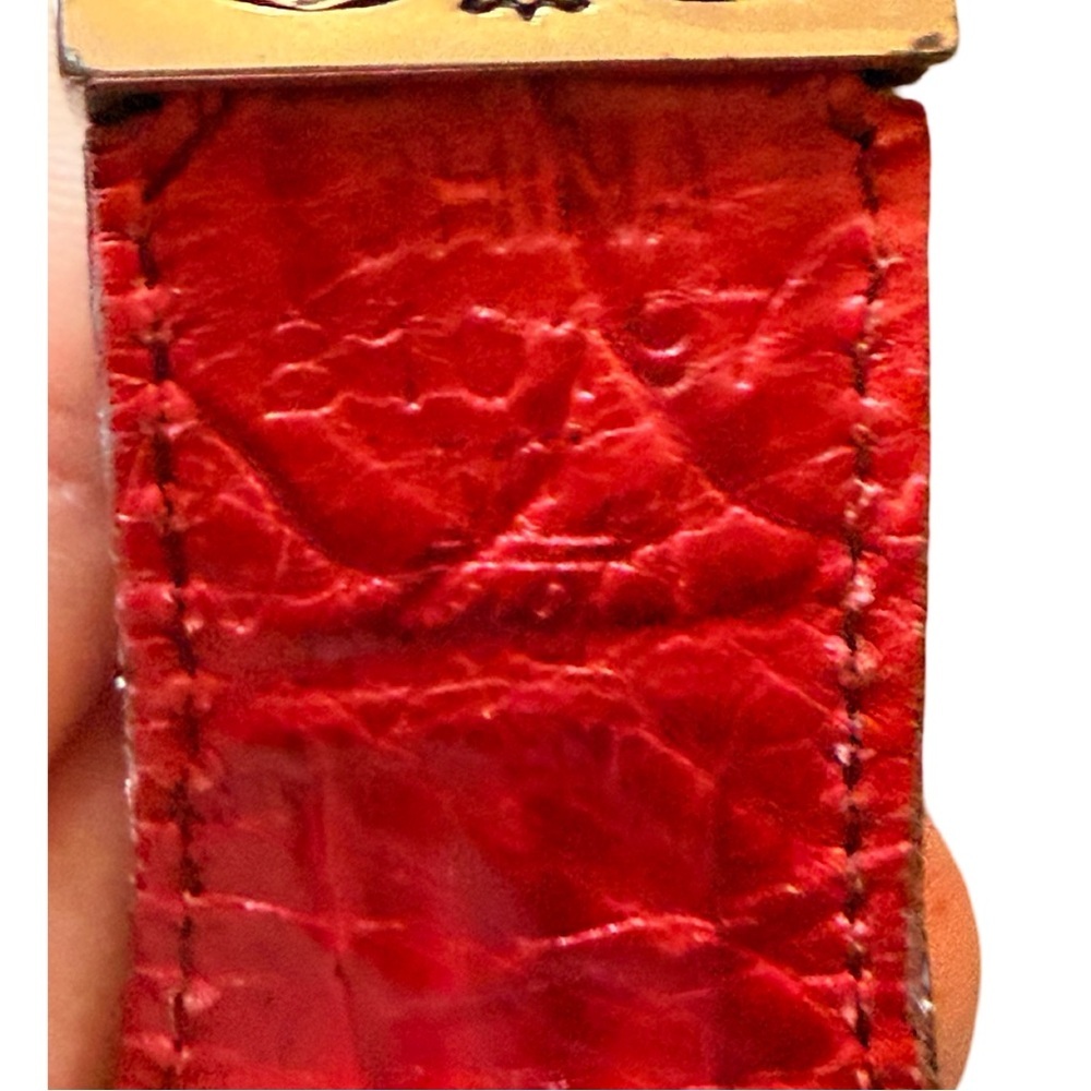 Vintage Brighton Reversible Belt – Black to Red - Picture 14 of 16